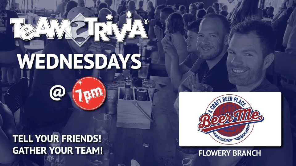 Team Trivia Wednesday At Beer Me Discover Lake Lanier