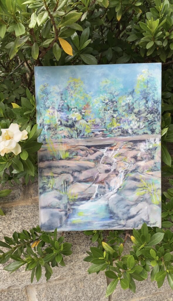Woodland Waterfall Art Raffle - Discover Lake Lanier